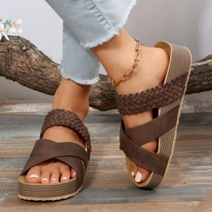 Luxe Stride Women's Hollow Sandals