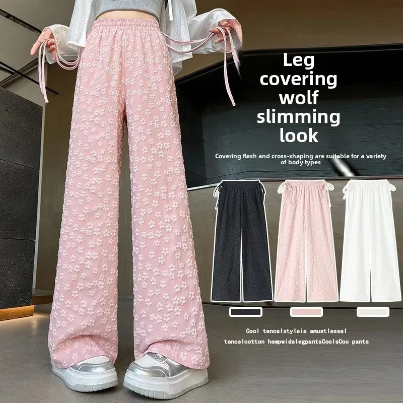 Floral Wide-Leg Pants