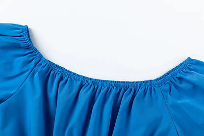 Luxe Curve One-Shoulder Pants Set