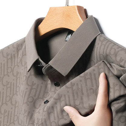 Printed Business Casual Polo