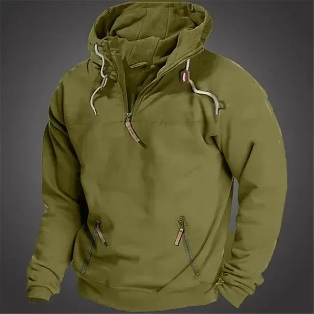 Thick Solid Hooded Men's Hoodie