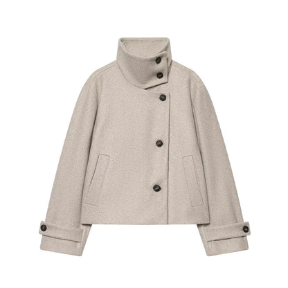 Women's Loose Winter Stand Collar Coat