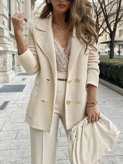 Double Breasted Blazer Coat