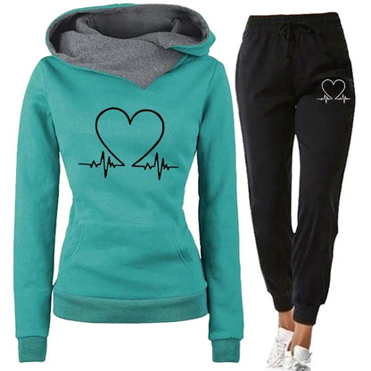 Unisex Printed Hoodie & Pants Set