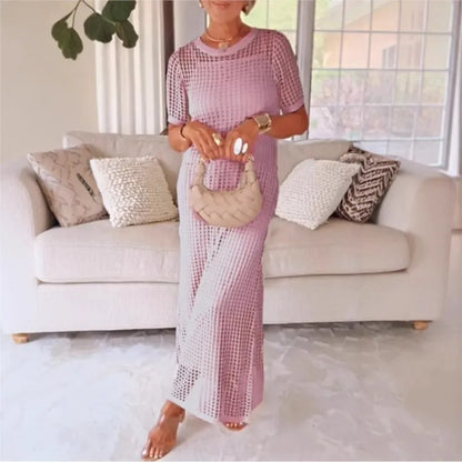 Lace Hollow Out Two-Piece Dress