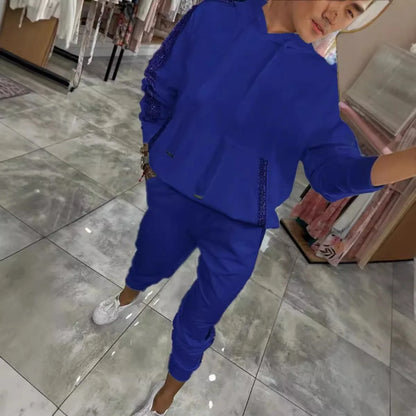 GlimmerFit Sequin Pocket 2-Piece Set