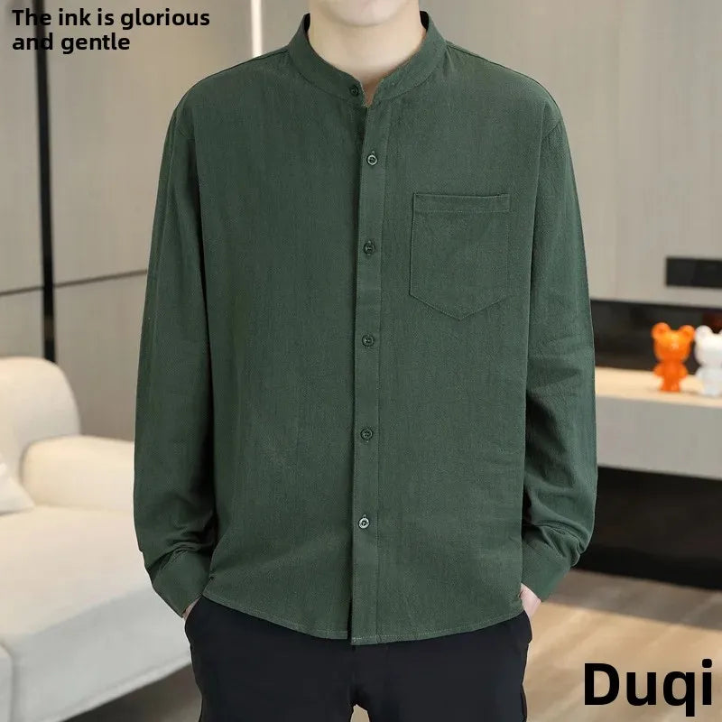 Cotton Linen Travel Shirt