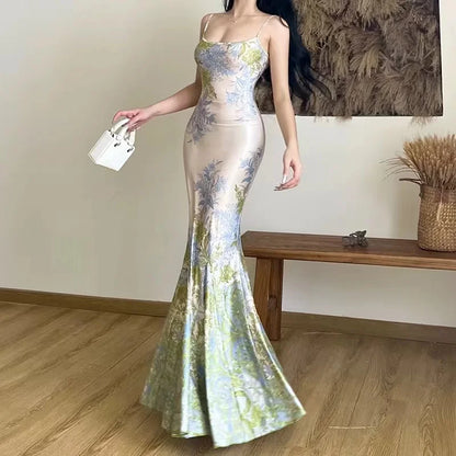 Elegant Satin One-Shoulder Gown