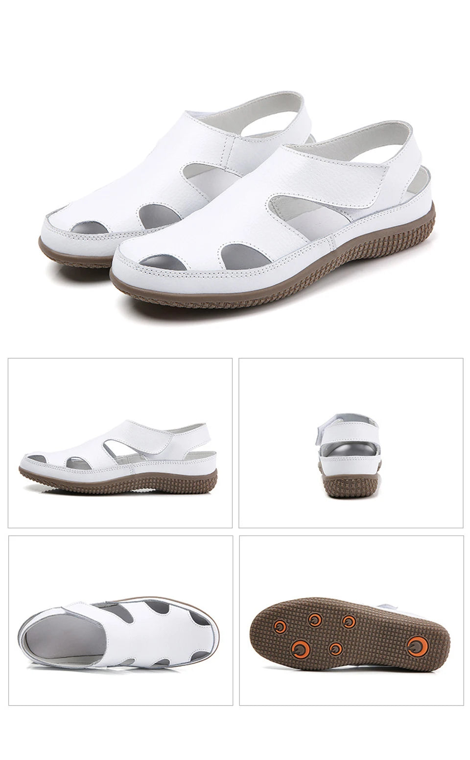 Soft Leather Summer Sandals