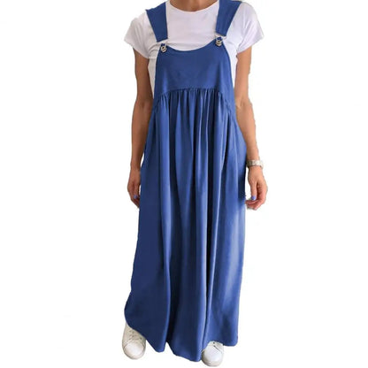 Flowy Linen Sleeveless Dress & Skirt