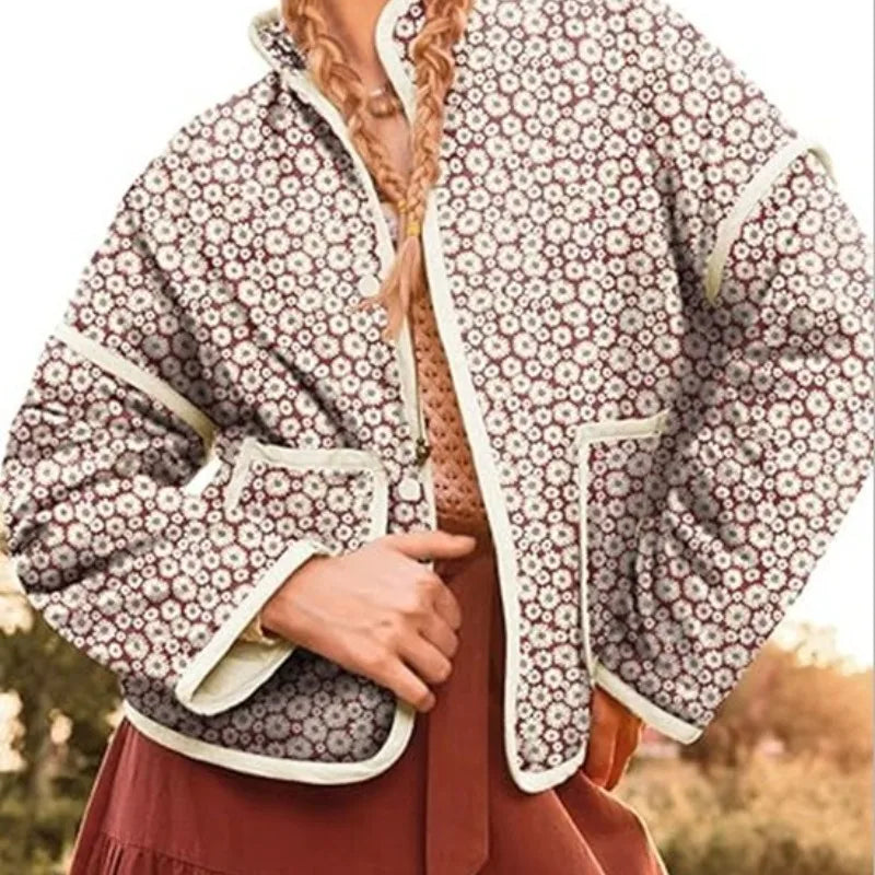 Boho Blossom Padded Jacket