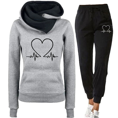 Unisex Printed Hoodie & Pants Set