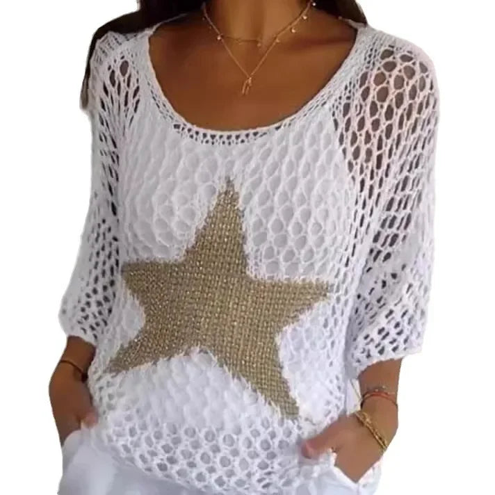 Starline Elegance Knit Commuter Top