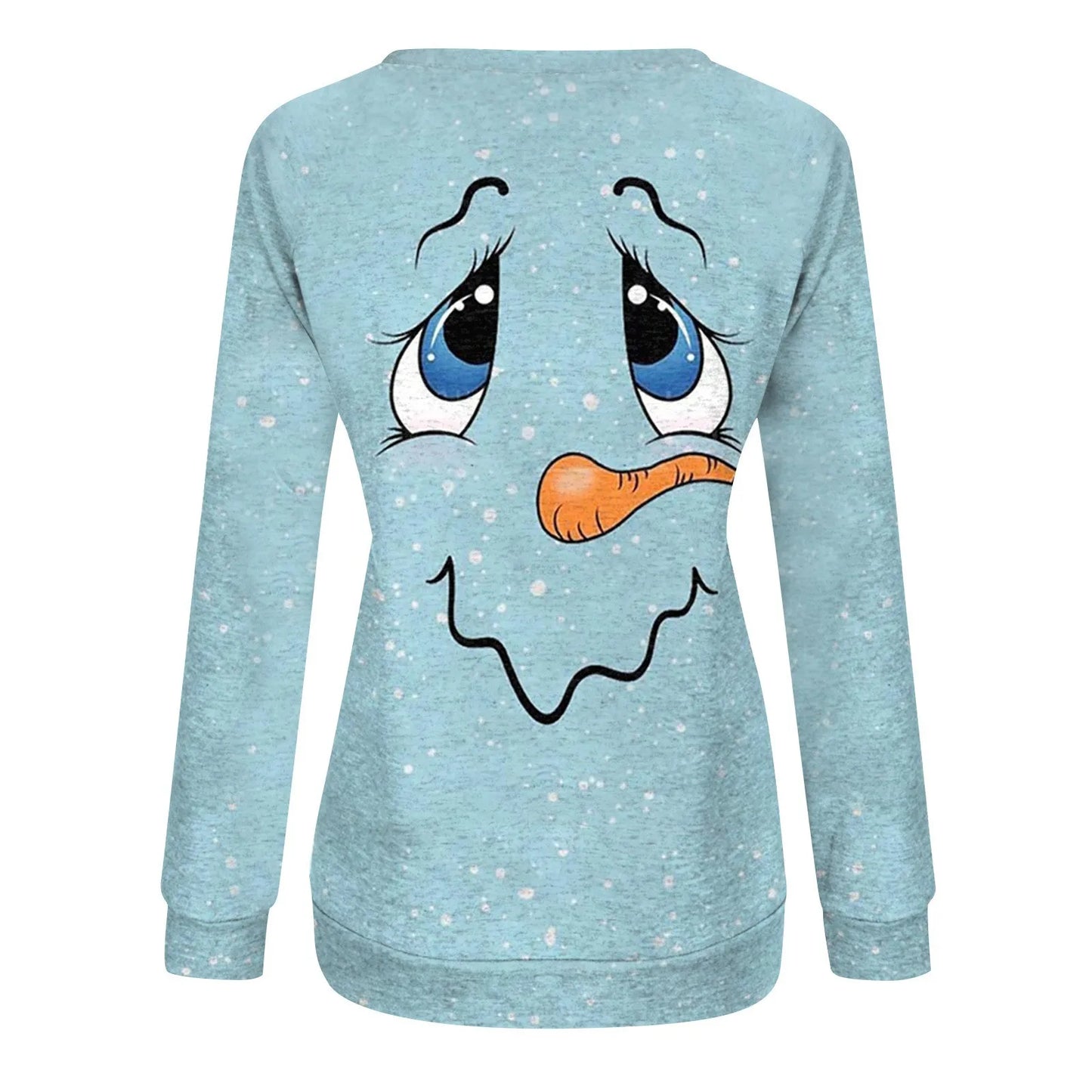 Casual Printed Round-Neck Sweatshirt