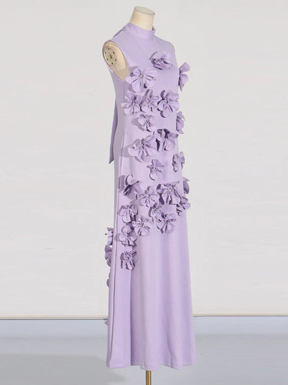 Lace Luxe Patchwork High Waist Dress