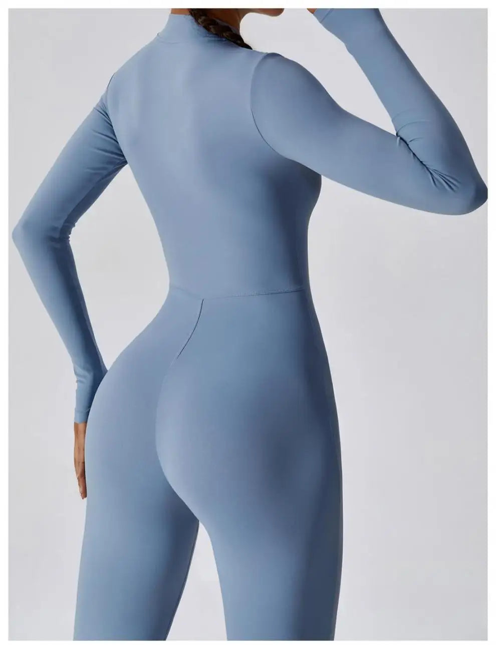 Women's Long-Sleeve Yoga Jumpsuit