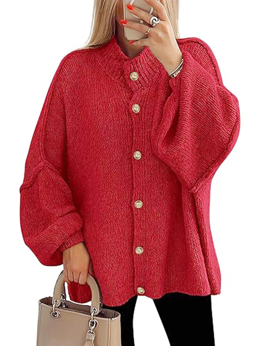 Women’s Loose Long Sleeve Knitted Sweater