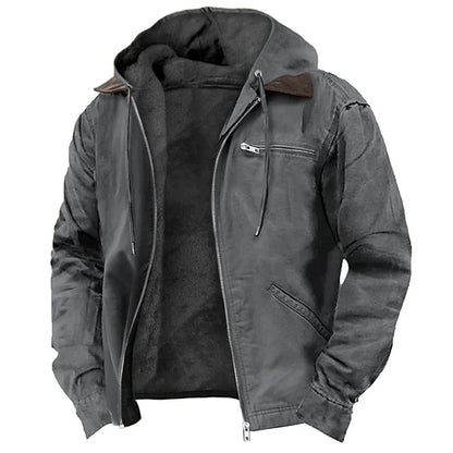 Frost Core Cotton Hooded Zip Jacket