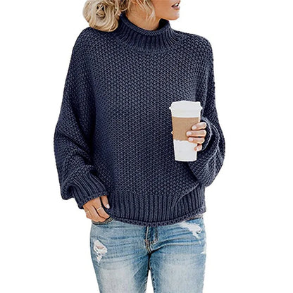 Snug Aura Turtleneck Knit Sweater