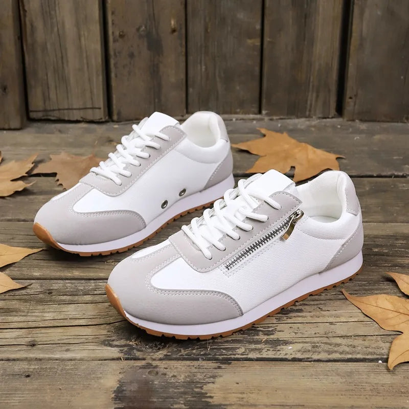 Comfort Lace Up Flat Women's Sneakers
