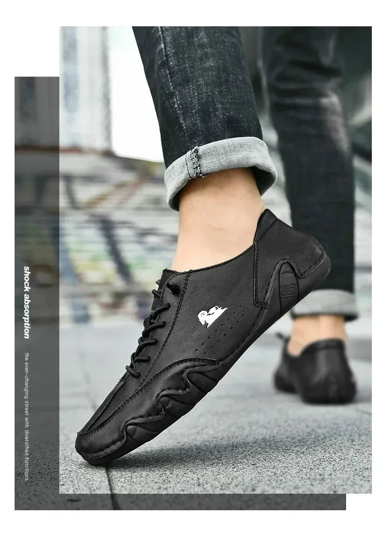 Business Casual Leather Loafers