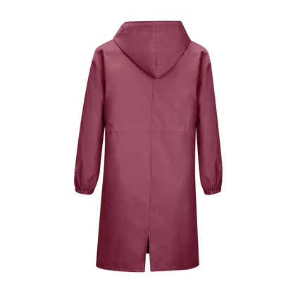 Women’s Long Hooded Trench Coat