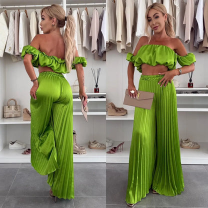 Off-Shoulder Tube Top Set