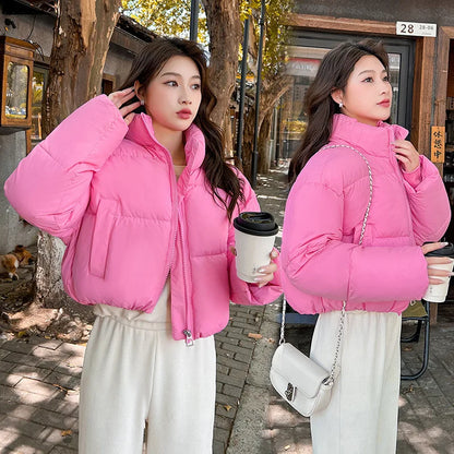 Snow Petal Short Padded Winter Jacket