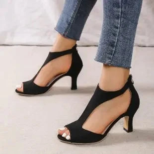 Stiletto Fishmouth Sandals