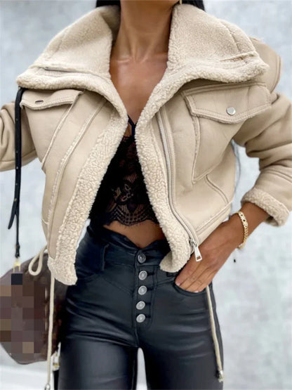 Gothic Zipper Crop Jacket