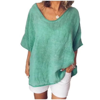 Women's V-neck 3D Print T-shirt