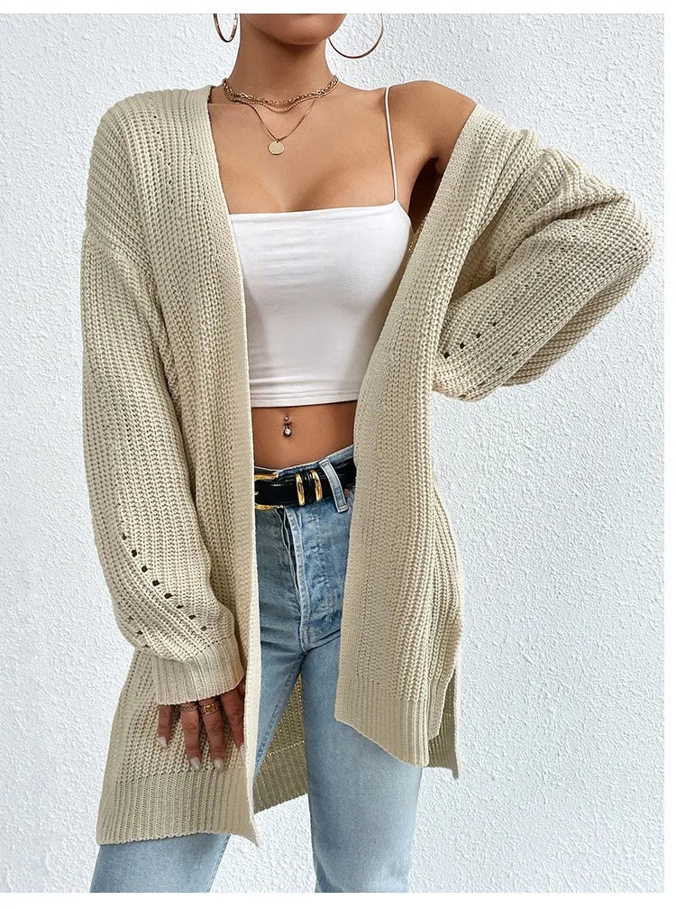 Luxe Ease Long Summer Knit Cardigan