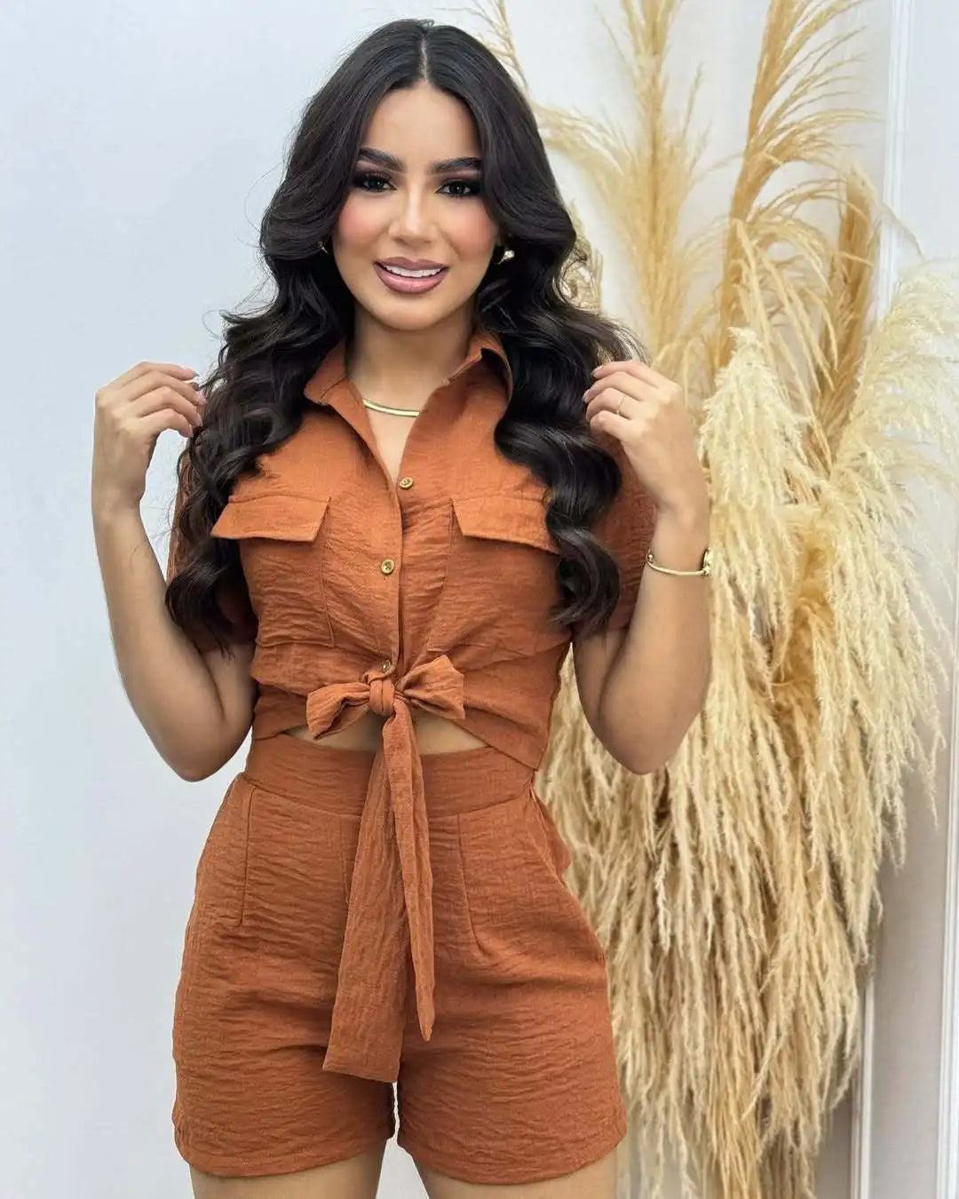 Summer Pocket Shorts Set