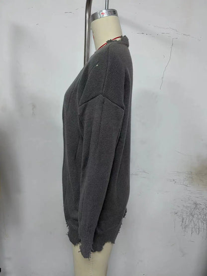 Urban Chic Black Hole Knit Sweater