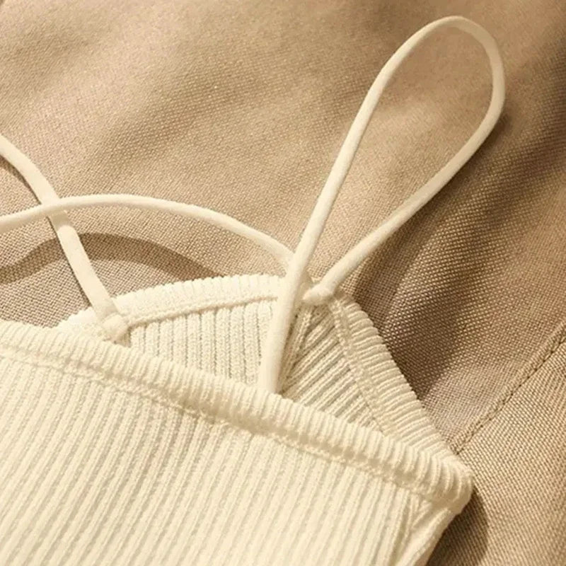 French Style Cross-Knit Camisole