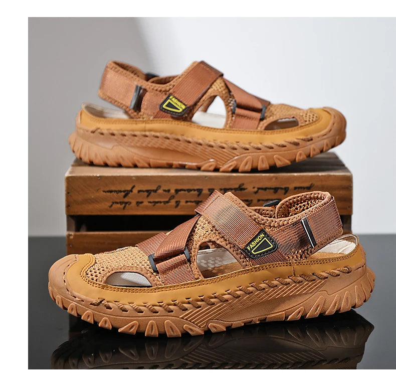 TerraWalk Genuine Leather Men’s Sandals