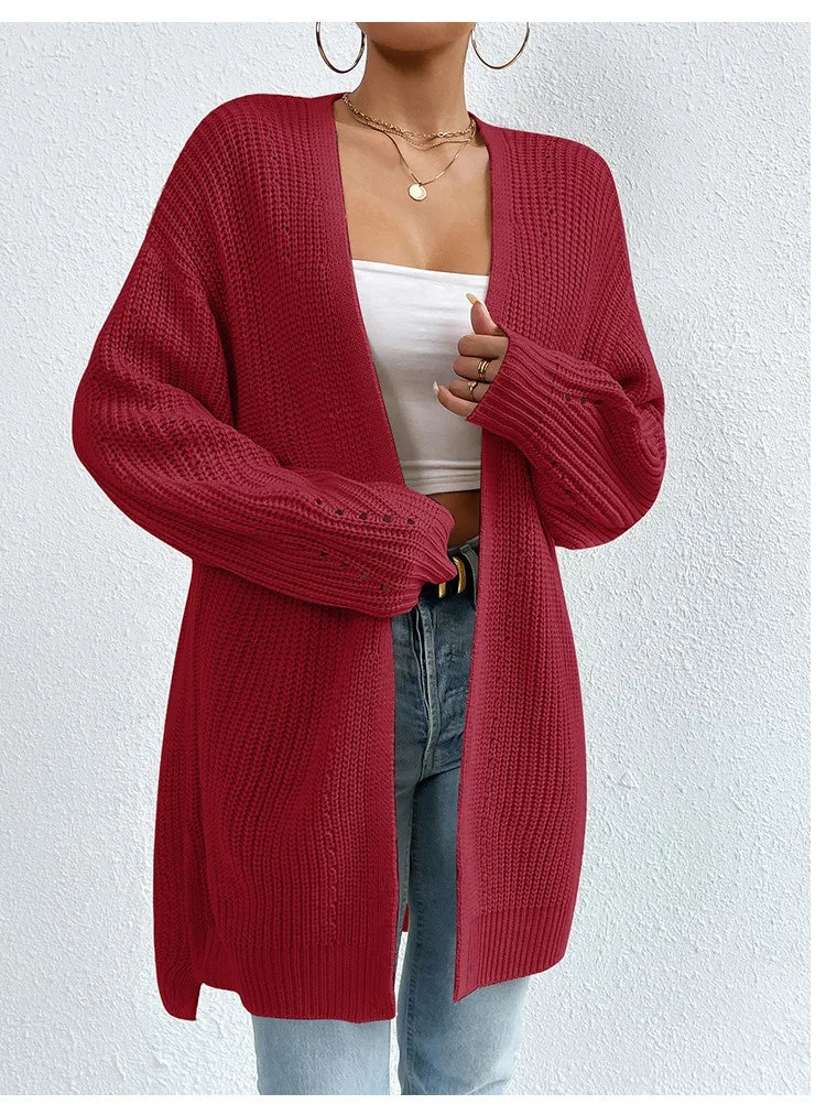 Luxe Ease Long Summer Knit Cardigan