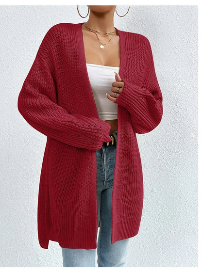 Luxe Ease Long Summer Knit Cardigan