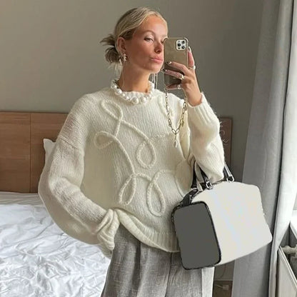 Chic Comfort Solid Knit Sweater