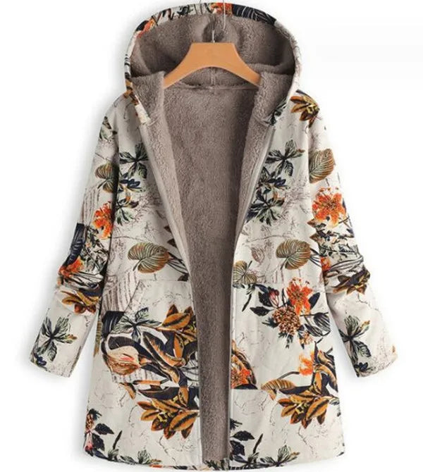 Women’s Floral Hooded Jacket