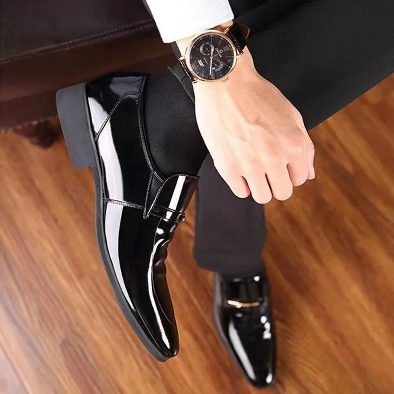 Imperial Gloss Black Oxford Shoes