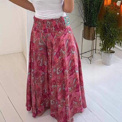 Elegant Floral Vacation Trousers