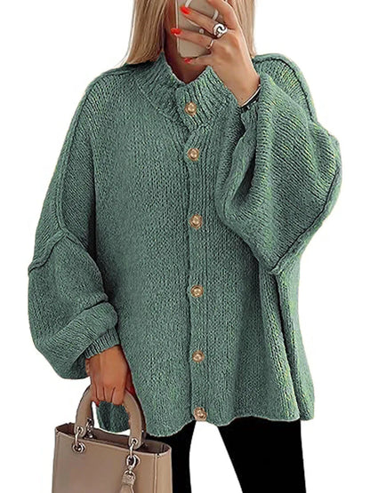 Women’s Loose Long Sleeve Knitted Sweater