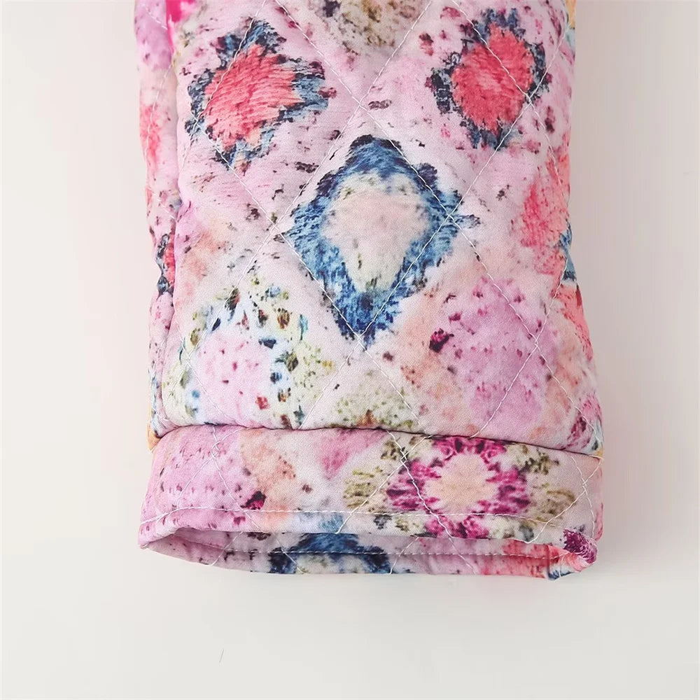 Autumn Breeze Printed Cotton Jacket