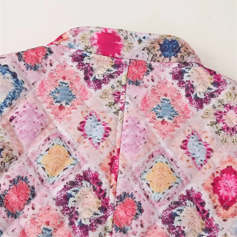 Autumn Breeze Printed Cotton Jacket
