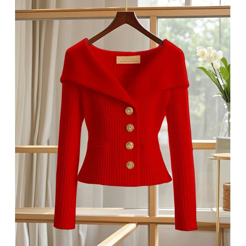 High-Quality Knitted Cardigan Sweater