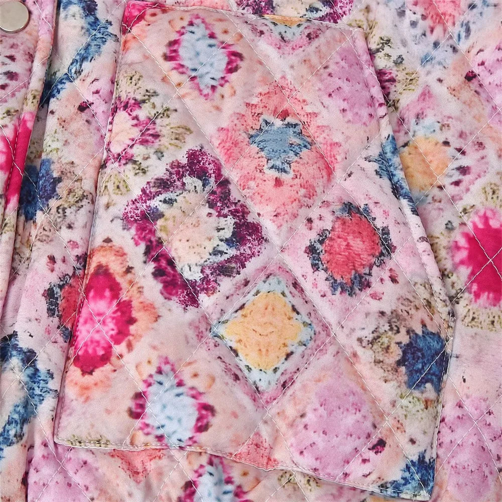 Autumn Breeze Printed Cotton Jacket