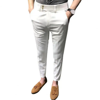Sharp Line Slim Fit Suit Pants