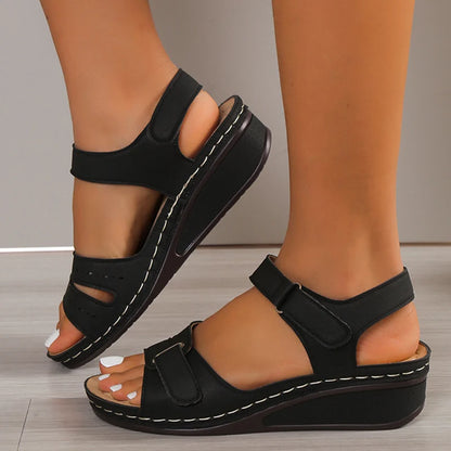 Soft Stride Wedge Sandals