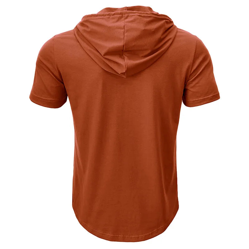 BreezeFit Hooded Henley Tee
